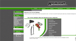 Desktop Screenshot of highlightindustries.net