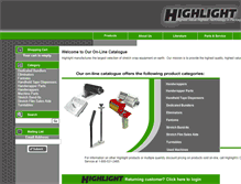 Tablet Screenshot of highlightindustries.net